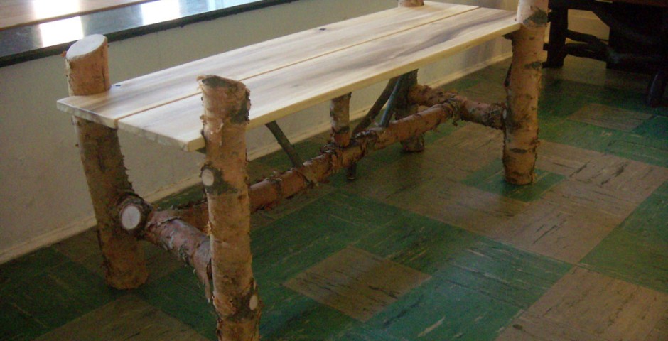 White Birch Bench