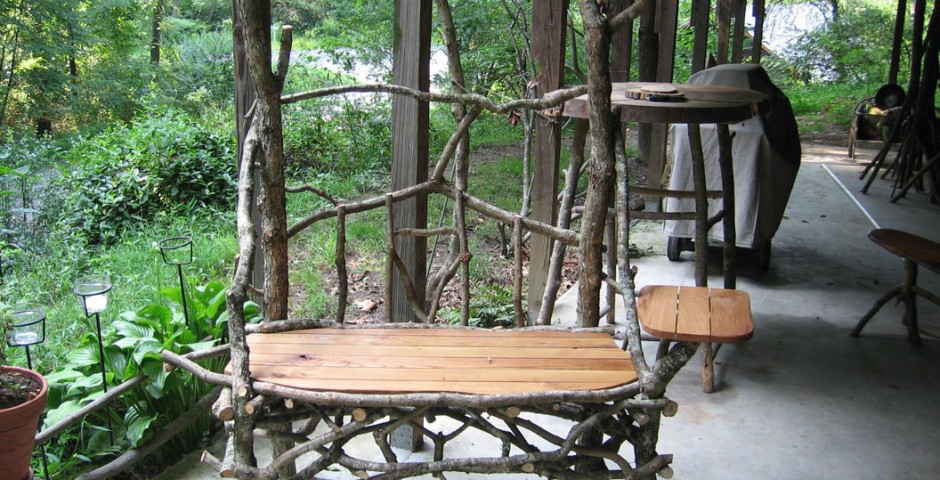 White Oak Outdoor Bench