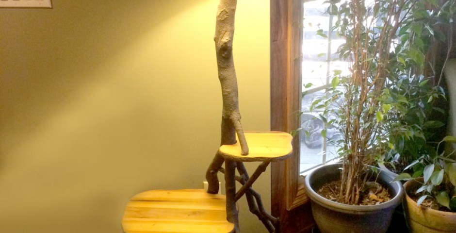 Two Shelf Lamp