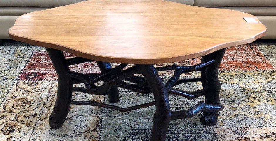 Cherry top with Laurel Wood legs