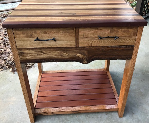 Kitchen Island, Rustic